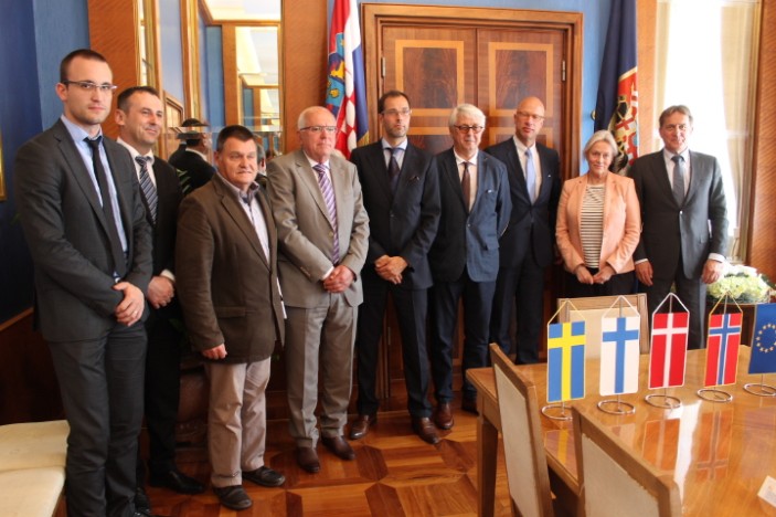 Gradonačelnik Kalmeta primio delegaciju nordijskih zemalja