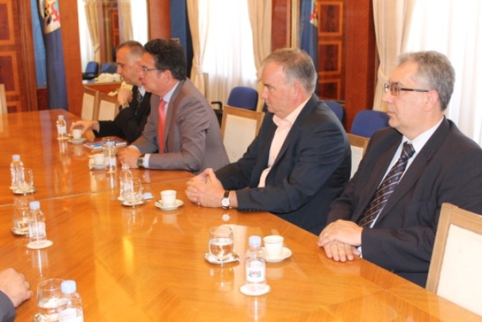 Povodom završetka izgradnje Kolektora visoke zone gradonačelnik primio predstavnike Hrvatskih voda i Svjetske banke