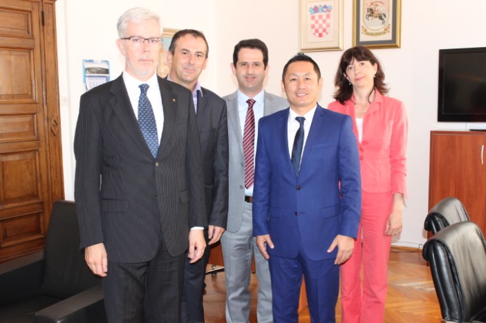 Posjet predstavnika poduzeća J-Trade Inc. Gradu Zadru radi uspostave prijateljske veze s japanskim gradom Shizuoka