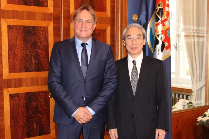 Gradonačelnik primio veleposlanika Japana u RH, NJ.E. Keiji Takiguchija