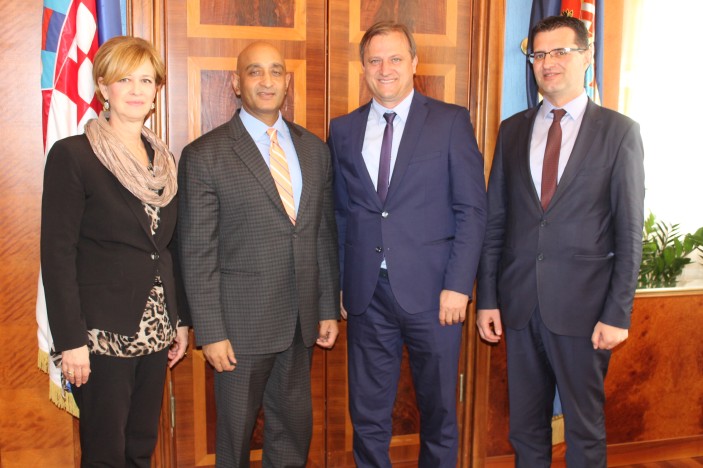 Gradonačelnik Dukić primio veleposlanika Indije u RH,  Nj.E. g. Sandeep Kumara