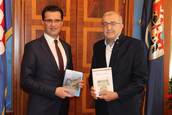 Prof. dr. sc. Franjo Topić, predsjednik HKD Napredak posjetio Grad Zadar