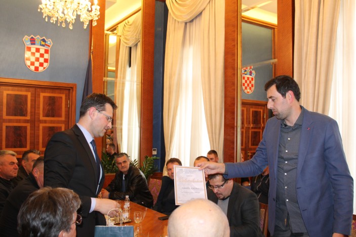 Primanje za  predstavnike udruga „Juraj Gospodnetić“ iz Bosanskog Grahova i HVO Livno