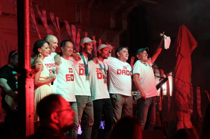 Svečani doček i prijem za zadarske zlatne jedriličare, Šimu i Mihovila Fantelu