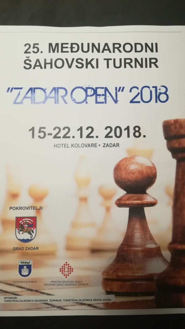 25. Međunarodni šahovski turnir - Zadar Open