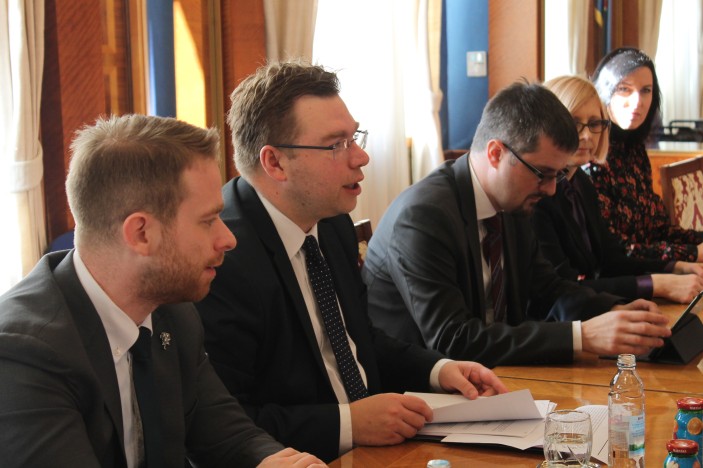 Gradonačelnik Dukić primio ministra regionalnog razvoja i fondova EU, Marka Pavića