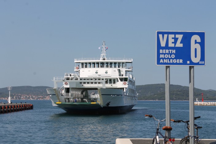 Na liniji Zadar - Preko od danas plovi novi trajekt Ugljan