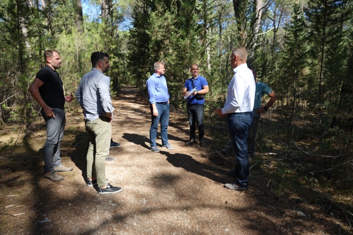 Gradonačelnik Dukić obišao radove u šumi Musapstan - Zadar dobiva svoju novu uređenu zelenu oazu