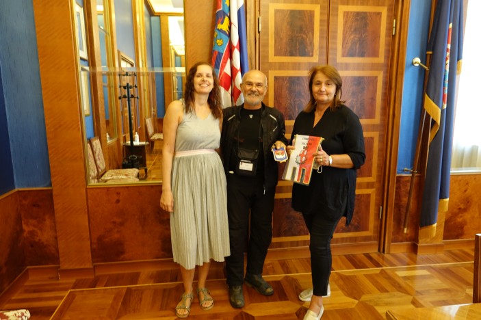 Talijanski motociklist posjetio Zadar