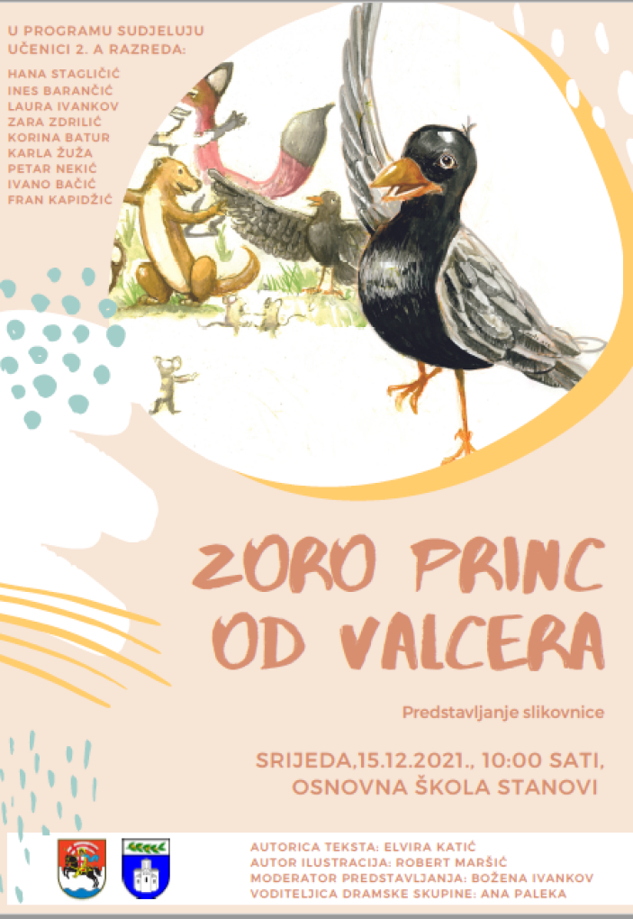 Predstavljanje slikovnice I ZORO PRINC OD VALCERA