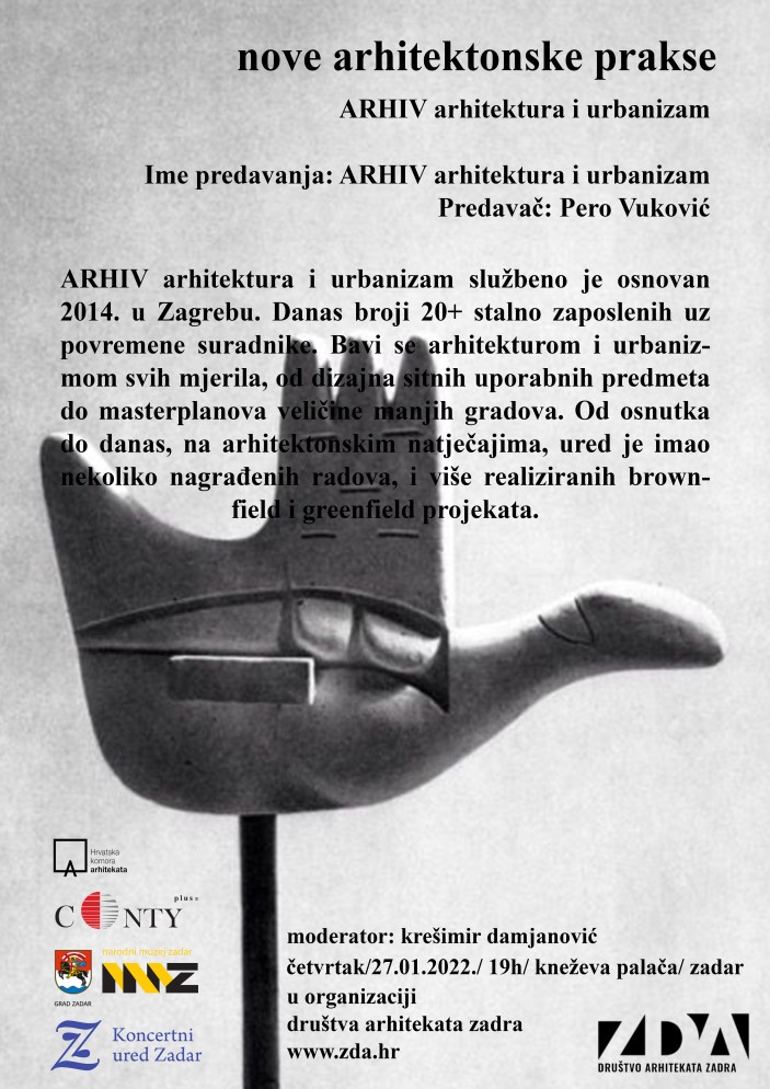 Ciklus "Nove arhitektonske prakse" I ARHIV arhitektura i urbanizam