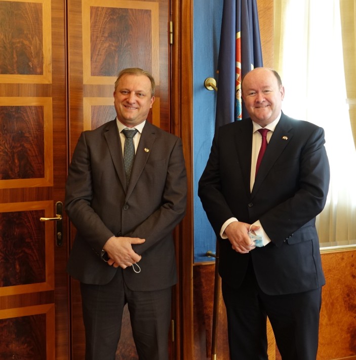 Nastupni posjet irskog veleposlanika