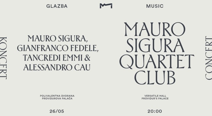 Koncert I Mauro Sigura Quartet feat. Luca Aquino