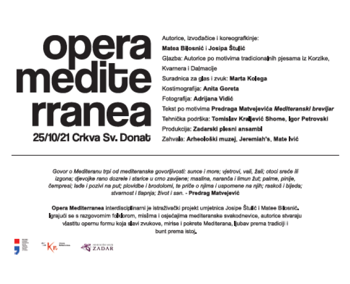 Predstava I Opera Mediterranea