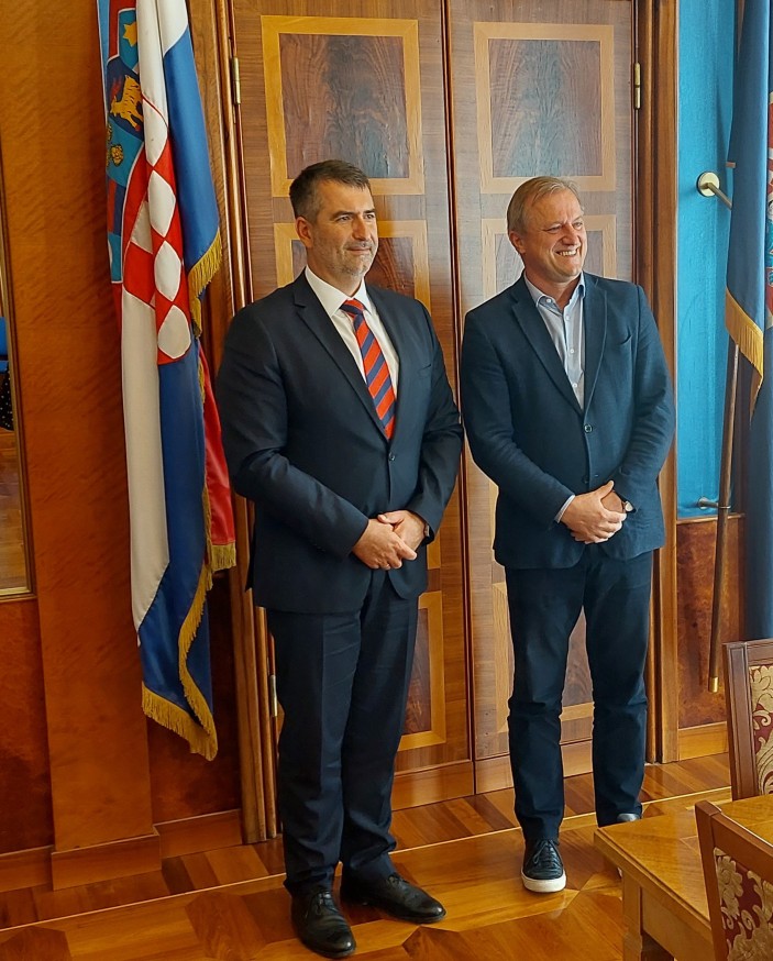 Veleposlanik Republike Mađarske dr. Csabe Demscak u nastupnom posjetu gradonačelniku Zadra